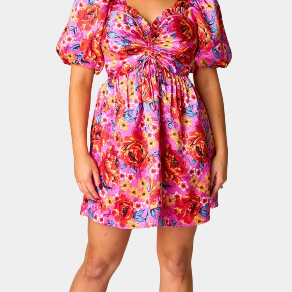 Buddy Love Hannah Elastic Waist Mini Dress